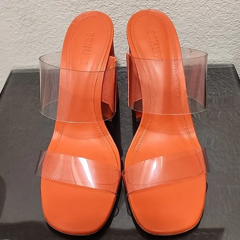 Schutz Orange Women's Shoes NWT